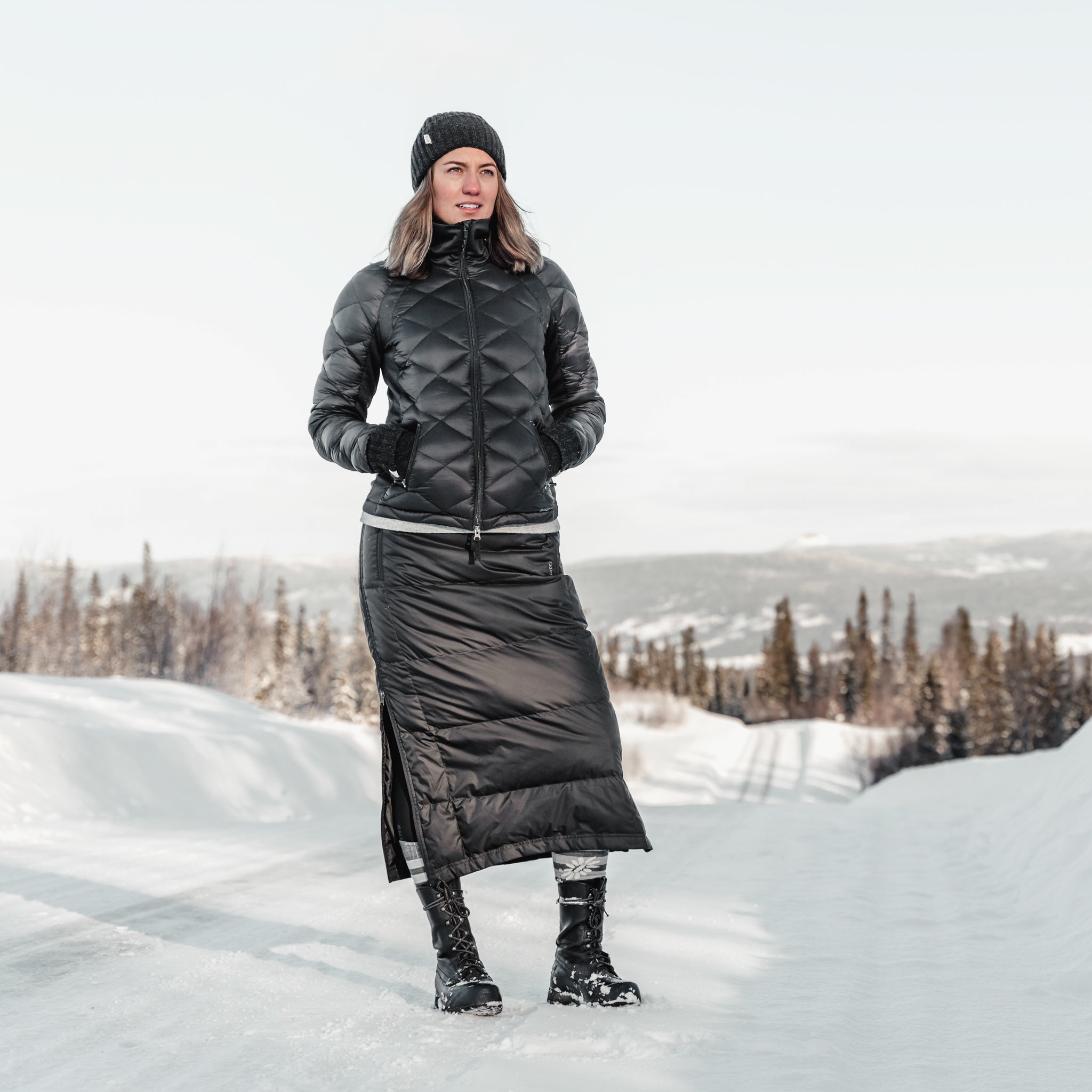 SKHOOP Alaska Long Down Skirt – Skhoop of Scandinavia