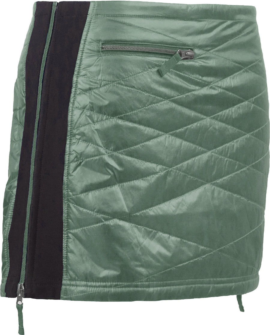 skhoop kari mini skirt in frost green