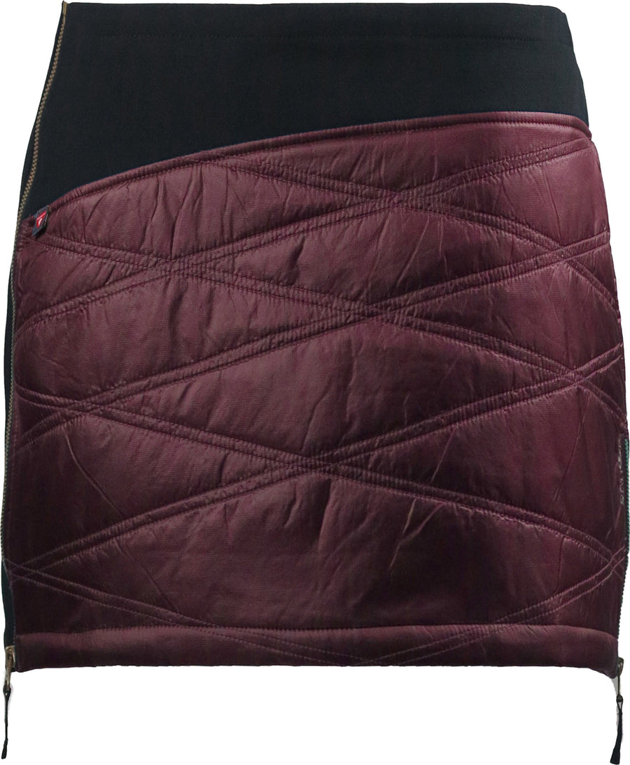 Cute active Skhoop skirt for winter running in ruby red