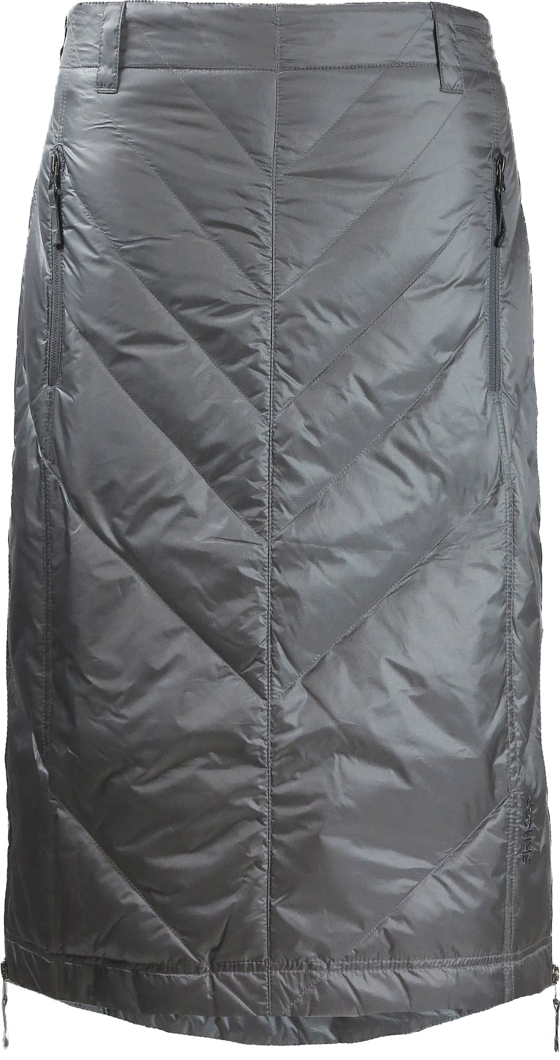 skhoop mary mid down skirt in graphite
