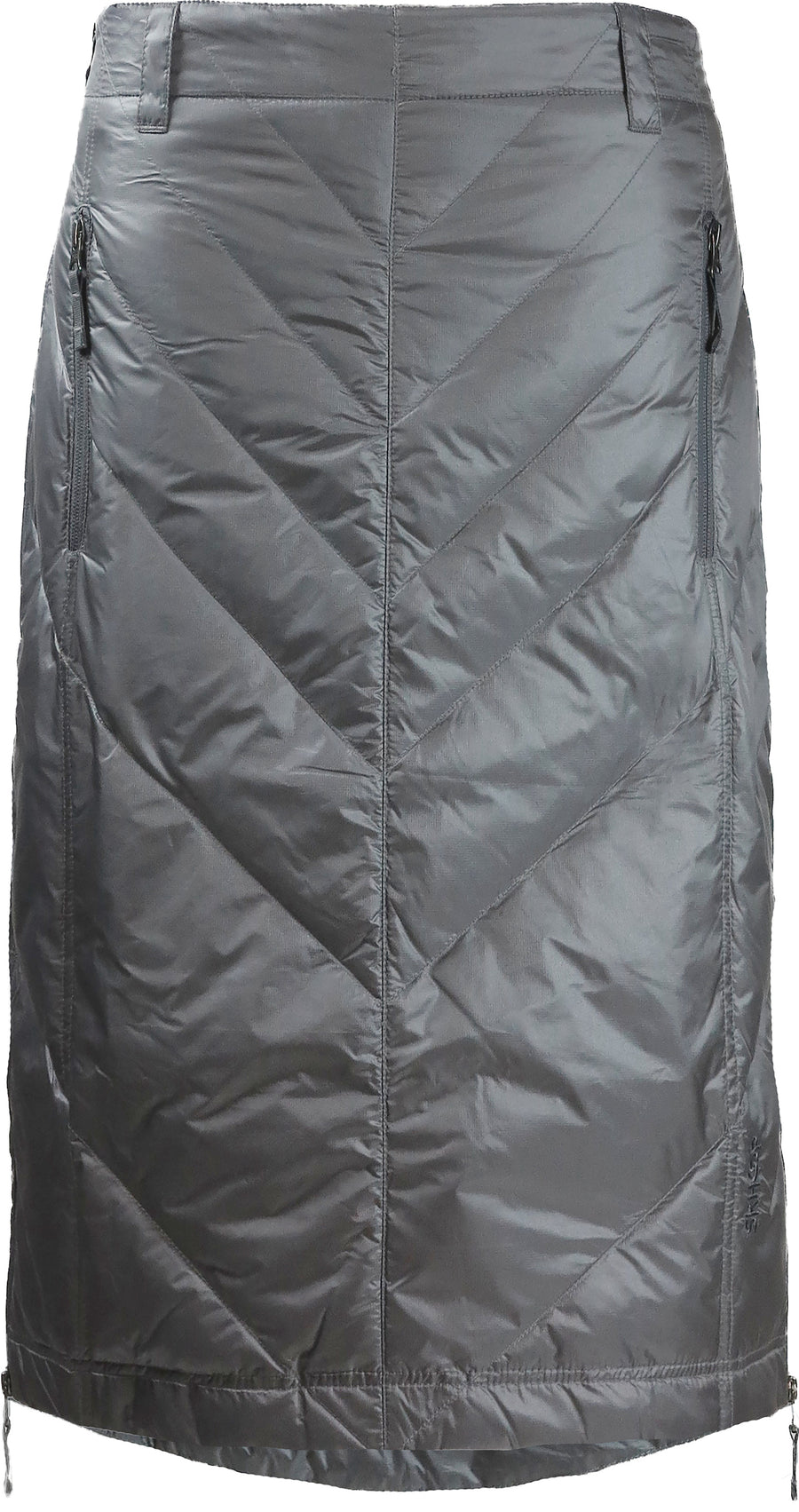 skhoop mary mid down skirt in graphite