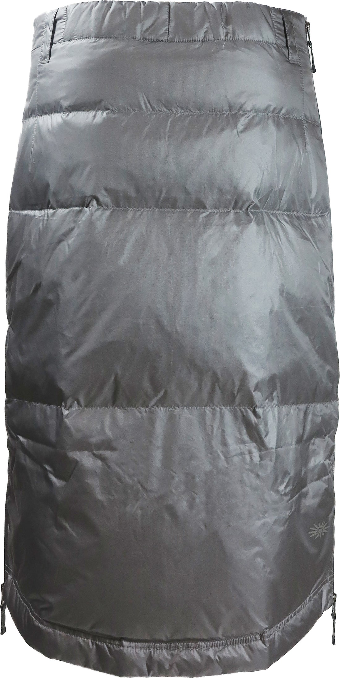 skhoop mary mid down skirt in graphite, black