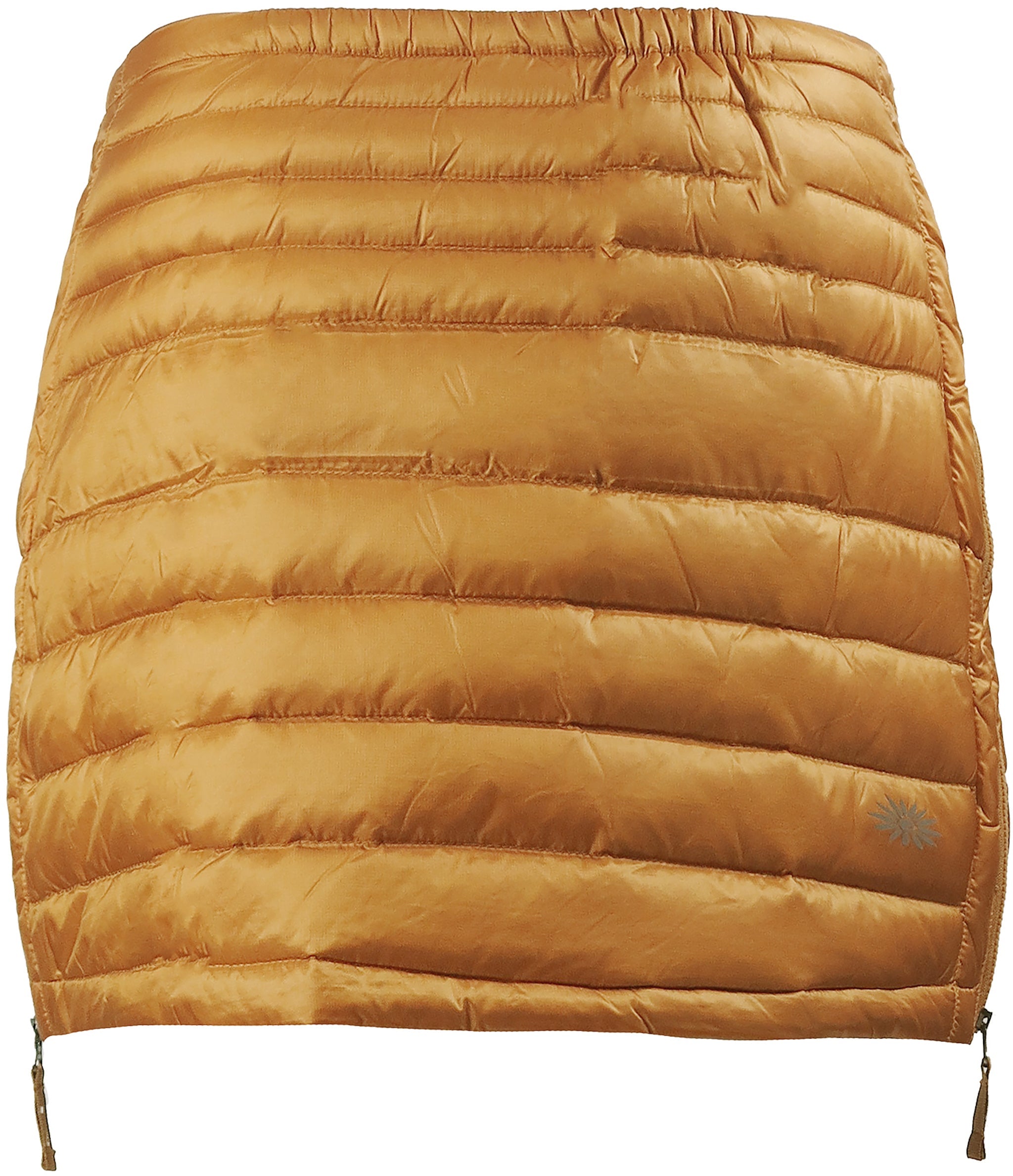 Skhoop Miranda Down Skirt in inca gold, back view