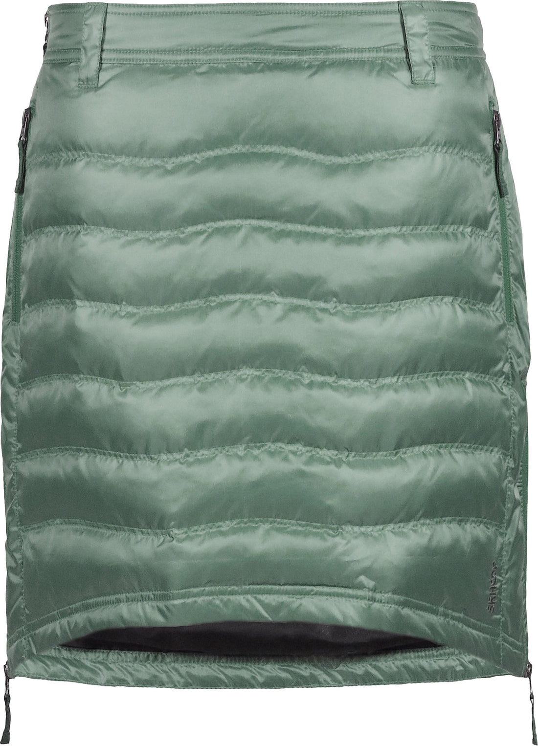 skhoop short down skirt in frost green