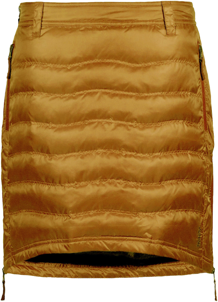 skhoop short down skirt in inca gold