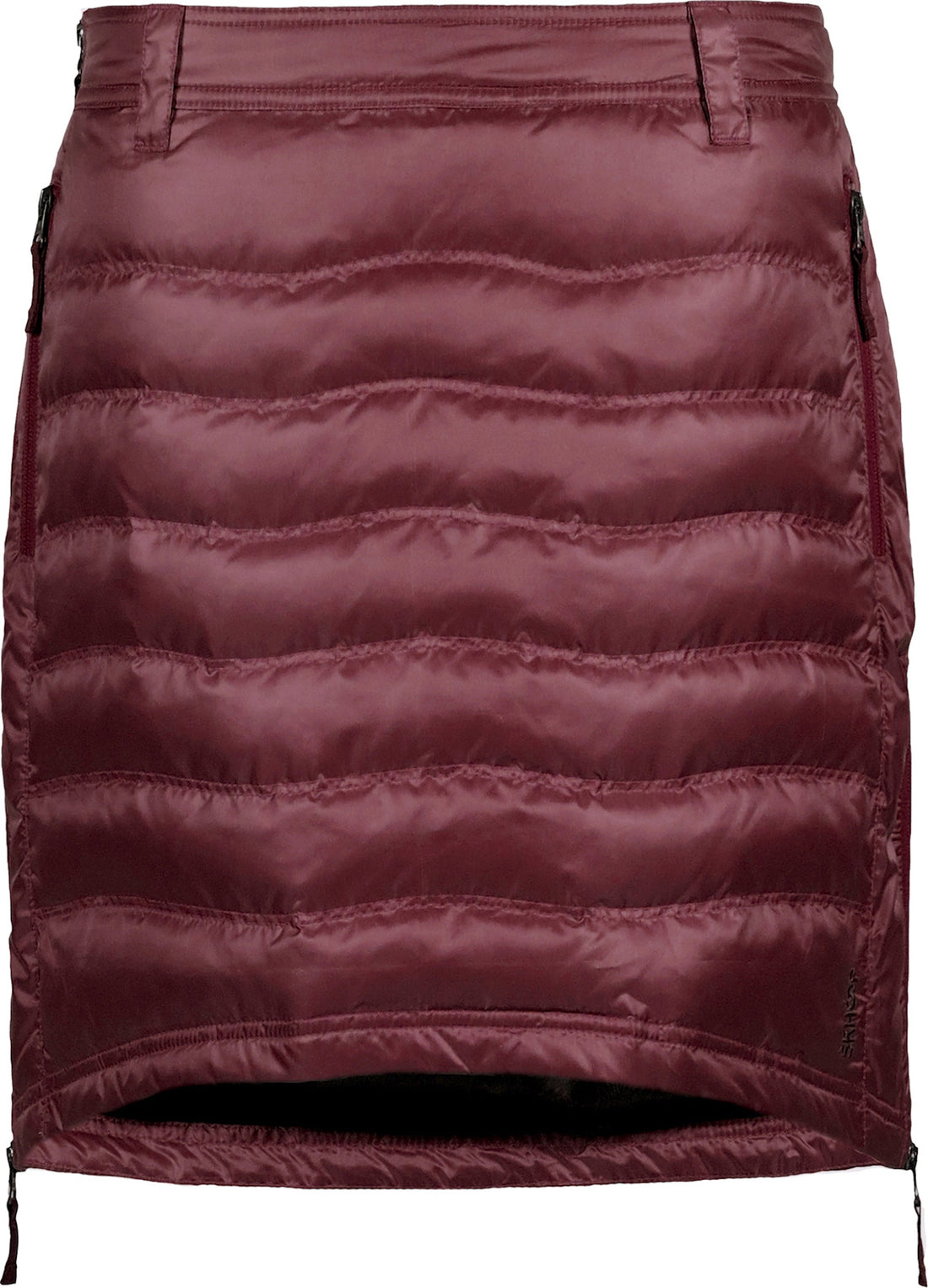 skhoop short down skirt in ruby red
