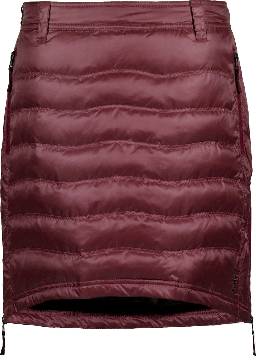 skhoop short down skirt in ruby red