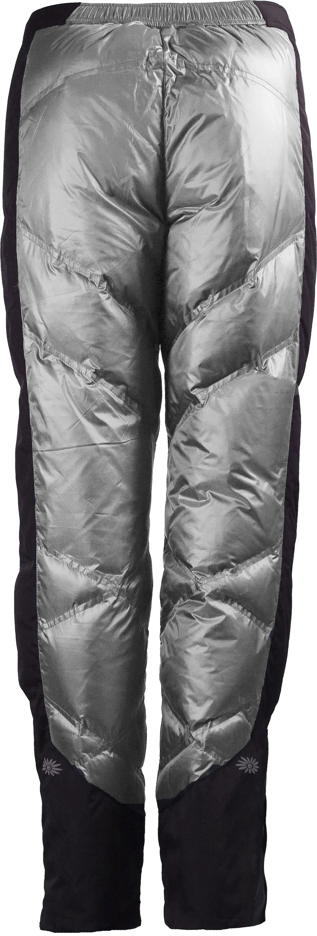 skhoop daria down puffy pants in graphite, back view