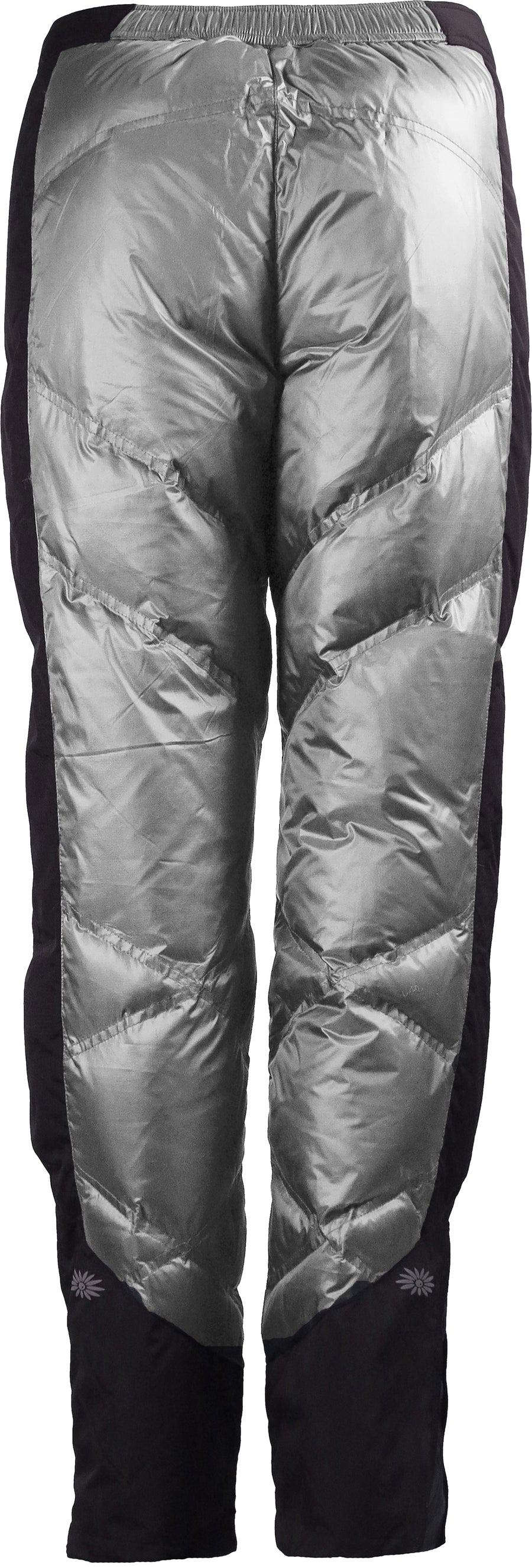 skhoop daria down puffy pants in graphite, back view