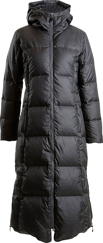 skhoop full length hella down coat in black